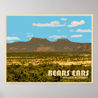 Poster Monument national de Bears Ears