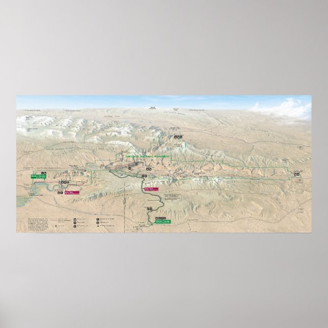 Poster Monument national de Dinosaur (Devant)