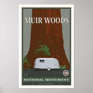 Poster Monument national de Muir Woods 1