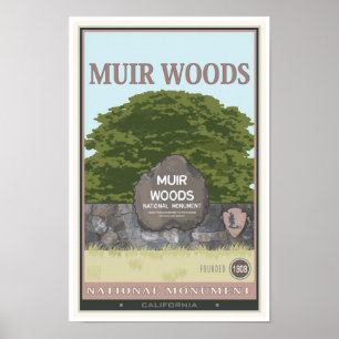 Poster Monument national de Muir Woods 2
