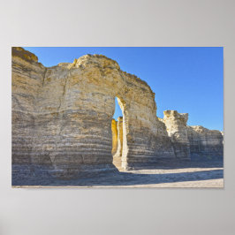 Poster Monument Rocks Key Hole Arch, Kansas