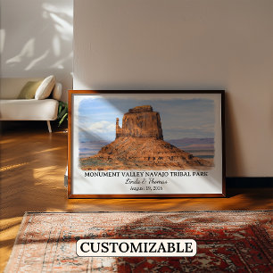 Poster Monument Valley Navajo Tribal Park Arizona