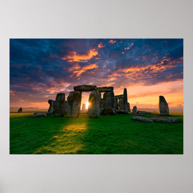 Poster Monuments | Stonhenge, Angleterre (Devant)