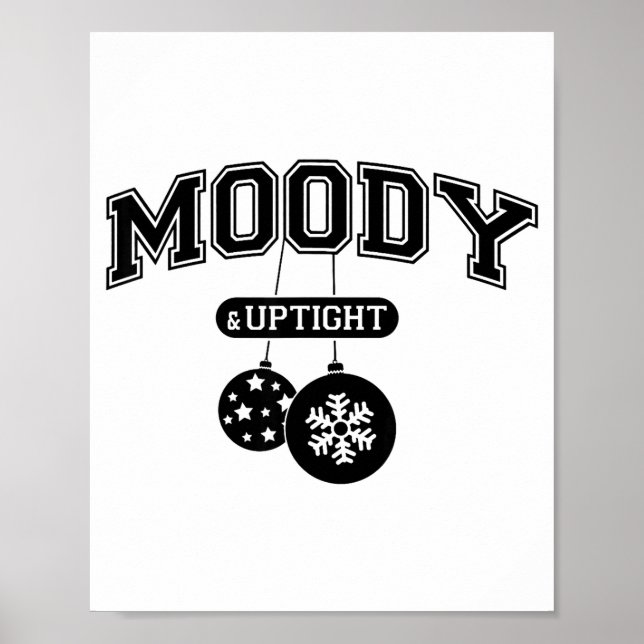 Poster Moody And Uptight Merry And Xmas Bright Matching C (Devant)