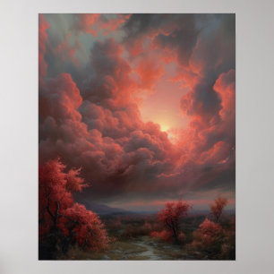 Poster Moody Clouds Art