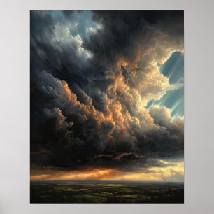 Poster Moody Clouds Art