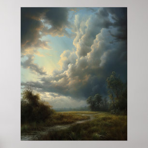 Poster Moody Clouds Art