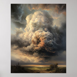 Poster Moody Clouds Art