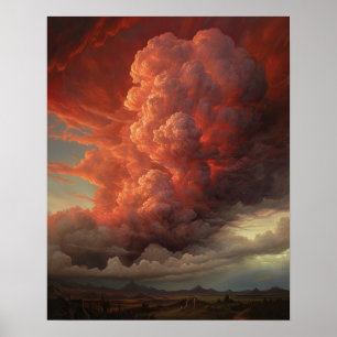 Poster Moody Clouds Art