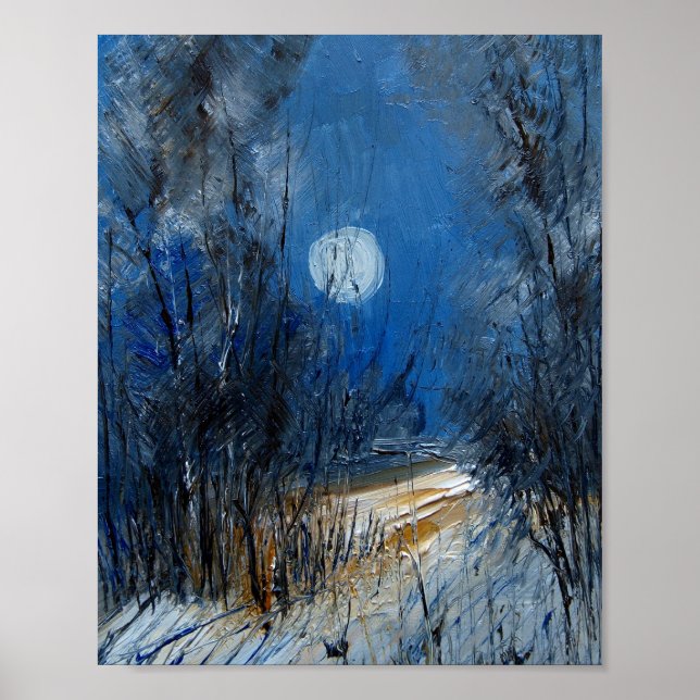 Poster Moon d'hiver (Devant)