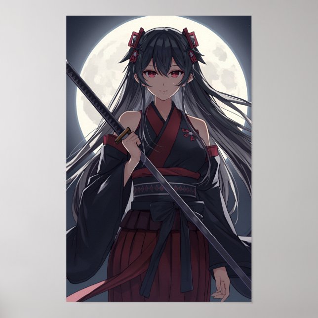 Poster Moonlit Warrior (Devant)