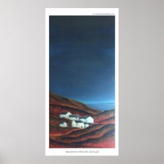 Poster Moorland en Penwith, Cornouailles