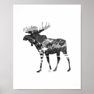 Poster Moose Imprimer