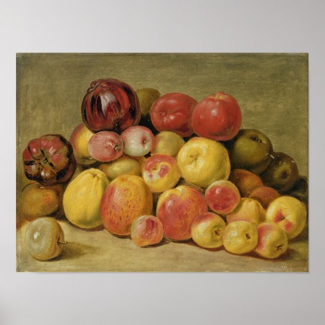 Poster Morceaux de fruits (Devant)