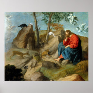Poster Moretto DA Brescia le Christ dans la région