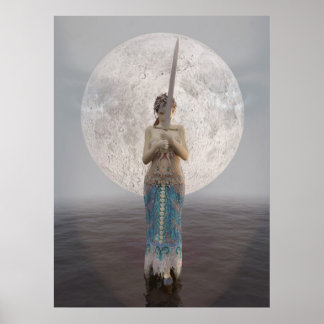 Poster Morgan le Fay et Excalibur