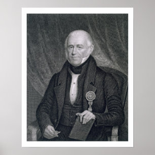 Poster Morgan Lewis, gravé par brun Durand (1796 de