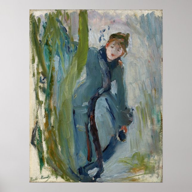 Poster Morisot - Jeune Fille Ramener Sa Patinée 1893 (Devant)
