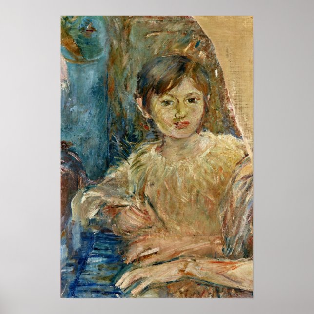 Poster Morisot - Julie Manet Écoute 1888 (Devant)