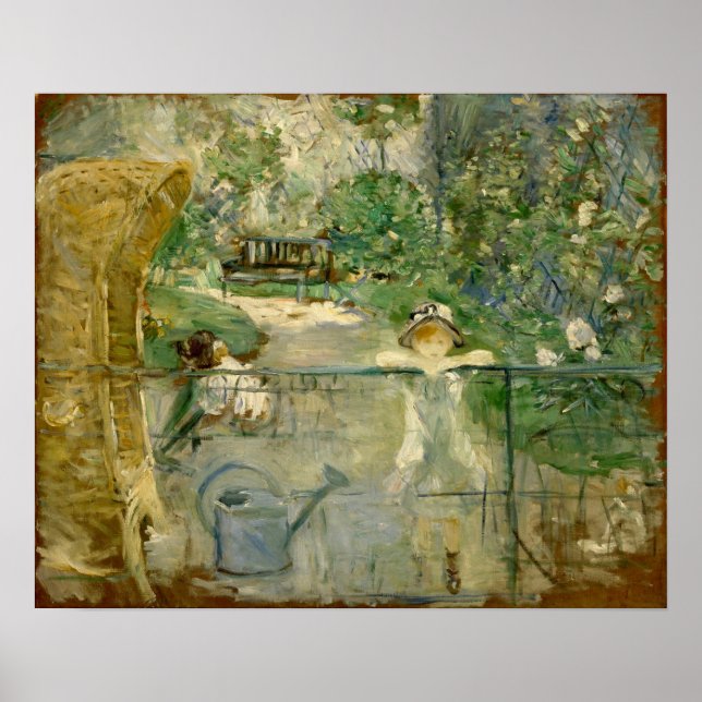 Poster Morisot - La chaise de panier 1885 (Devant)