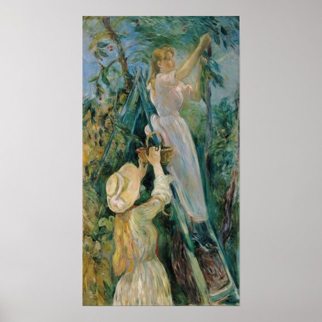 Poster Morisot - Le cerisier 1891 (Devant)