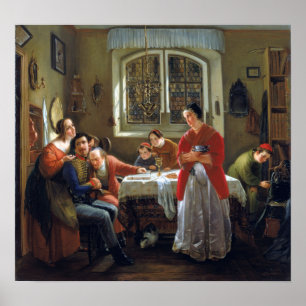 Poster Moritz Daniel Oppenheim Le Retour