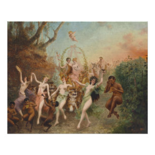 Poster Moritz Stifter Fest der Faune und Nymphen Glossy