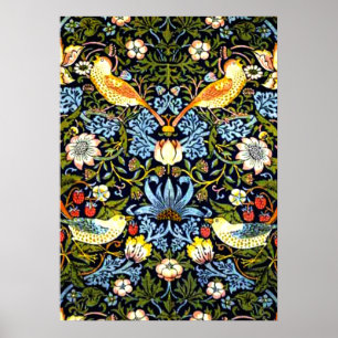 Poster Morris - Thief aux fraises