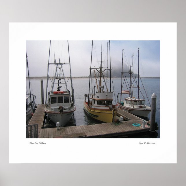 Poster Morro Bay, Californie (Devant)