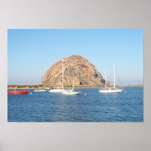Poster Morro Rock, Californie (Devant)