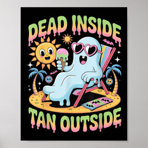 Poster Mort À L'Intérieur De Tan À L'Extérieur Du Fantôme