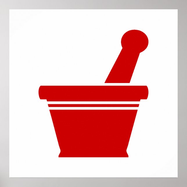 Poster Mortier et pilon (Devant)