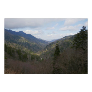Poster Morton Overlook dans les Great Smoky Mountains
