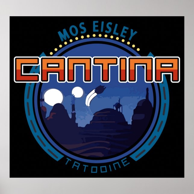 Poster Mos Eisley Cantina Tatooine (Devant)
