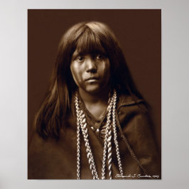 Poster Mosa - Une femme Mojave - Archives amérindiennes
