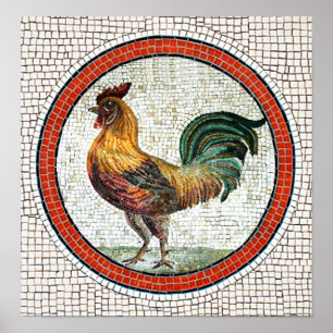 Poster MOSAICS DE ROMAN Antique