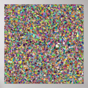 Poster Mosaïque géométrique