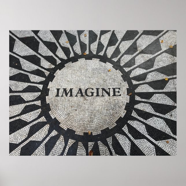 Poster Mosaïque 'IMAGINE' (Devant)