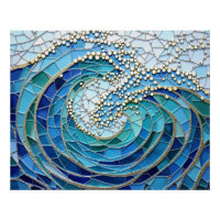 Mosaïque Mer de Vagues Art