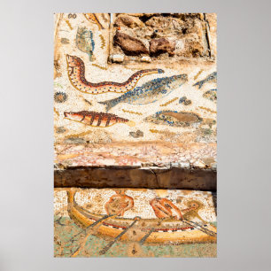 Poster Mosaïque romaine antique