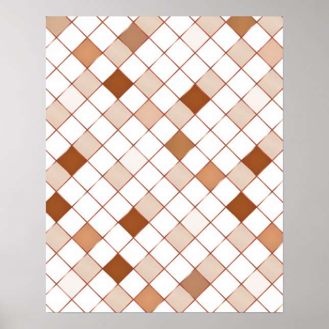 Poster Mosaïque sur verre 2 (Devant)