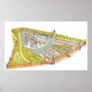 Poster Moscou Kremlin