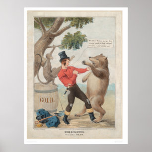 Poster Mose en Californie : Set-to with a Bear (1475)