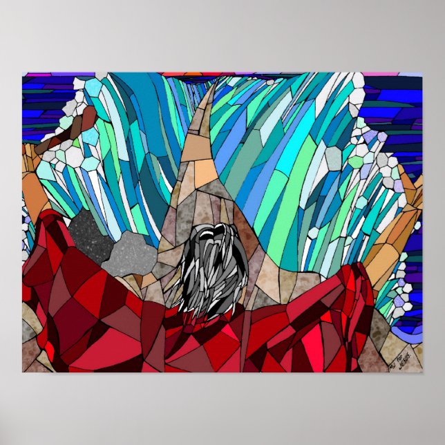 Poster Moses Partant de la mer Rouge (16 x 12) (Devant)