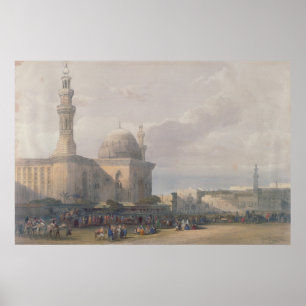 Poster Mosque of Sultan Hasan from Great Square Rumeyleh