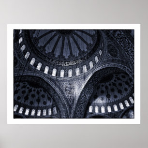 Poster Mosquée Bleue, Istanbul /Turquie