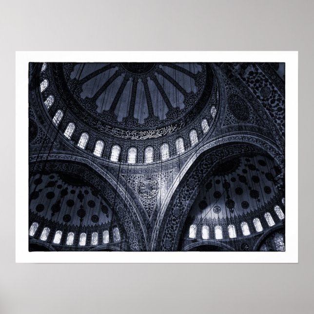 Poster Mosquée Bleue, Istanbul /Turquie (Devant)