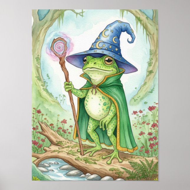 Poster MossyForestFrog2 (Devant)