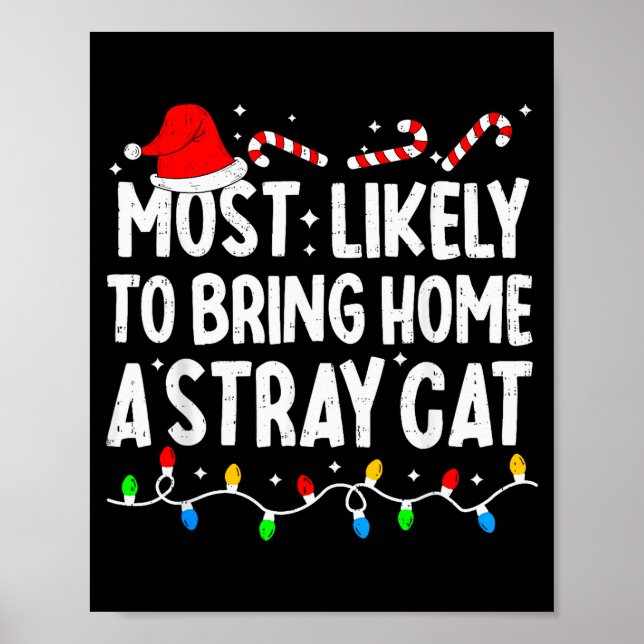 Poster Most Likely To Bring Home A Stray Cat Matching Chr (Devant)