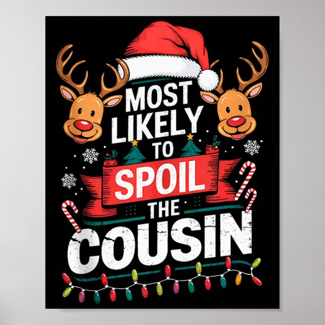 Poster Most Likely To Sil The Cousin Christmas Party Fami (Devant)